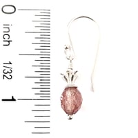 Image 19 of Tiny Tropical Pineapple Semi-precious Gemstone Earrings