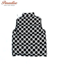 Image 2 of WESC Smiley Vest B&W (Men's Large)