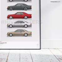 Image 3 of Mercedes AMG 300CE C124 W124 Poster