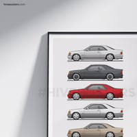 Image 2 of Mercedes AMG 300CE C124 W124 Poster