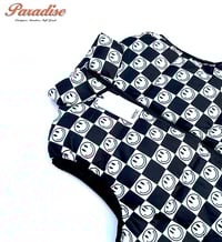 Image 3 of WESC Smiley Vest B&W (Men's Large)