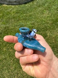 Image of Blue jay bird bath kazoo 