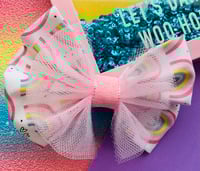 Tutu Rainbow Bow Clip