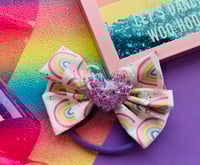 Rainbow with Heart Nylon Band