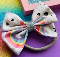 Image 1 of Rainbow Bow on Nylon band 