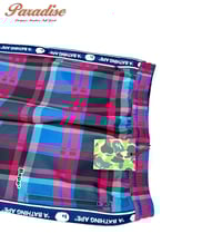 Image 4 of Bape Plaid Jersey Jogger Pants (Men's 2 XL)