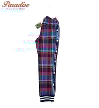 Image 2 of Bape Plaid Jersey Jogger Pants (Men's 2 XL)