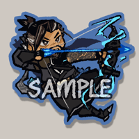 Image 3 of Hanzo OW2 Vinyl Stickers