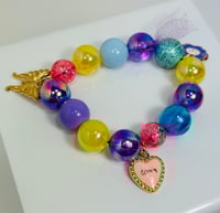 Love Charm Elastic Bracelet 