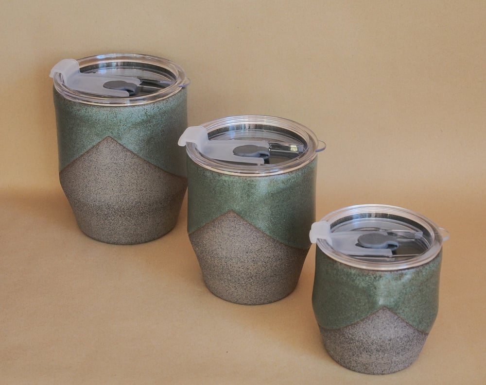 Image of Lidded tumblers - Pouriuri (3 sizes)