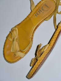 Image 4 of Christian Dior Lace Up Sandals - EU 38.5