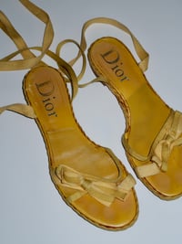 Image 5 of Christian Dior Lace Up Sandals - EU 38.5