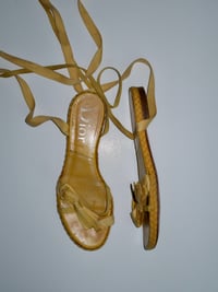 Image 2 of Christian Dior Lace Up Sandals - EU 38.5