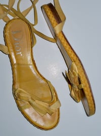 Image 6 of Christian Dior Lace Up Sandals - EU 38.5