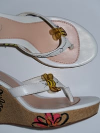 Image 4 of Coach Bee Espadrille Wedges - US 7.5