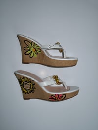 Image 5 of Coach Bee Espadrille Wedges - US 7.5