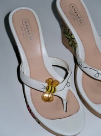 Image 6 of Coach Bee Espadrille Wedges - US 7.5