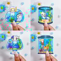 Image 1 of Aquarium Friends Sticker