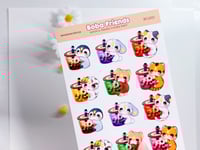 Image 2 of Boba Friends Sticker Sheet
