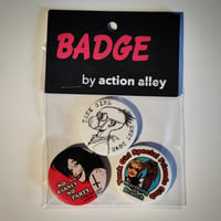 Image 1 of TANK GIRL FLASHBACK TRIPLE BADGE PACK