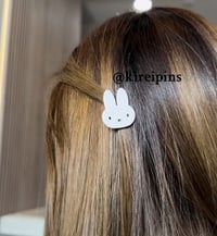 Image 3 of [IN HAND] WHITE BUNNY BANG CLIP