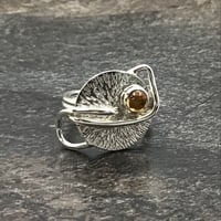 Image 1 of Silver Citrine ring