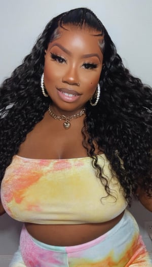 Image of Pre Braided Water Wave 13x4 Lace Front Wig in 24”