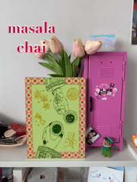 Image 1 of A5 desi girl postcard 