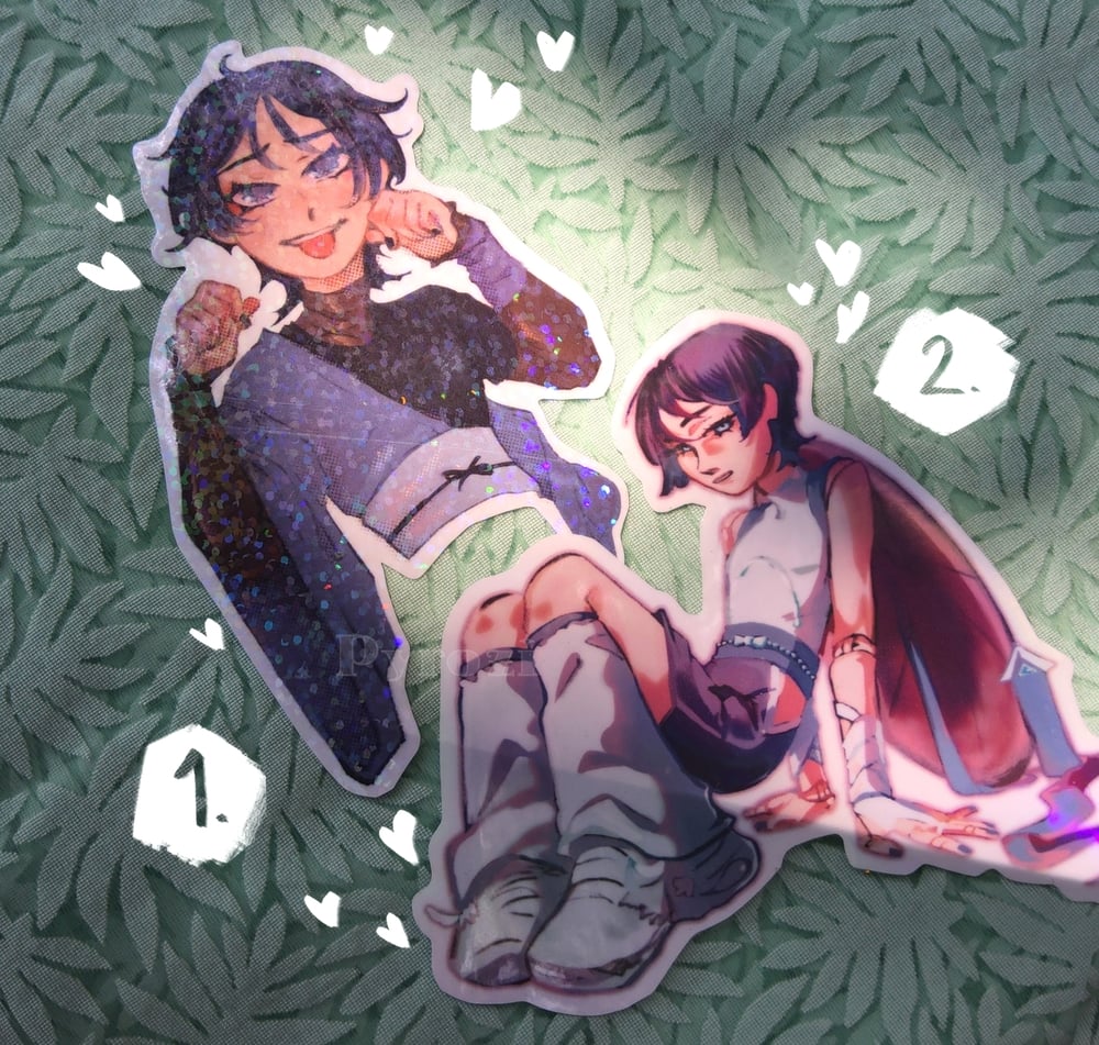 Image of Wanderer giant holo stickers