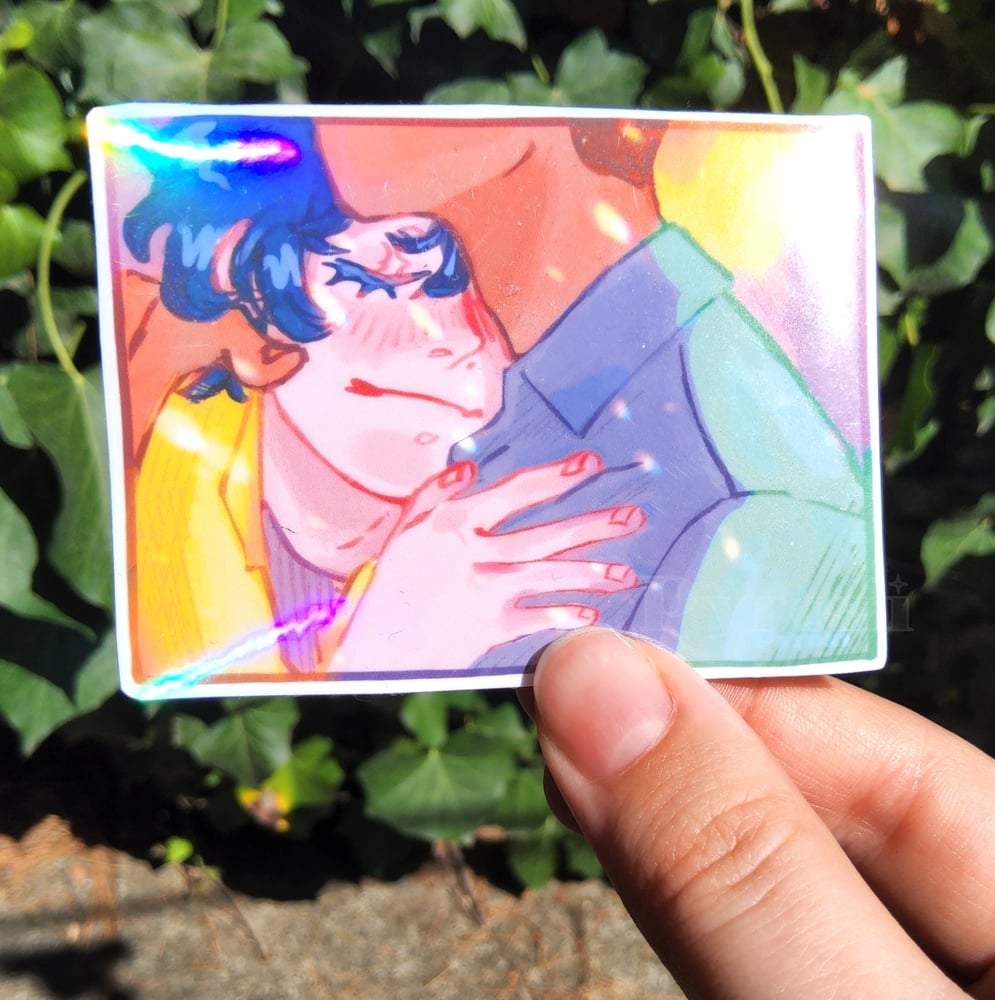 Image of Elio Allister colorfull holo stickers