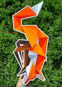 Image of Jump Down original woodcut 2/2