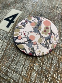 Image 5 of Marbled Mirrors with printed iridescent paper // small mixed batch 