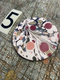 Image 6 of Marbled Mirrors with printed iridescent paper // small mixed batch 