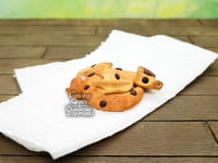 Image 3 of Chocolate Chip Cookie Dragon- Polymer Clay Sculpture