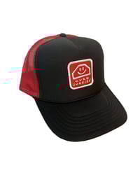 Image 1 of CJ MESH HESH TRUCKER CAP red/black
