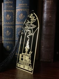 Image 1 of Cathedral Candlestick Metal Brass Bookmark