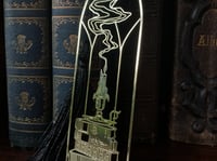 Image 4 of Cathedral Candlestick Metal Brass Bookmark