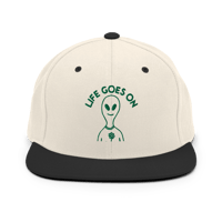 Image 1 of Life Goes On Alien Snapback Hat