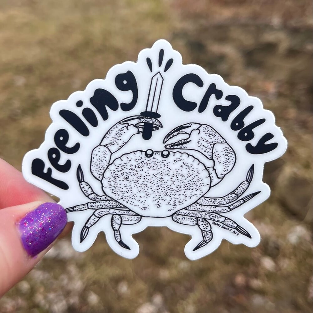 Feeling Crabby Sticker