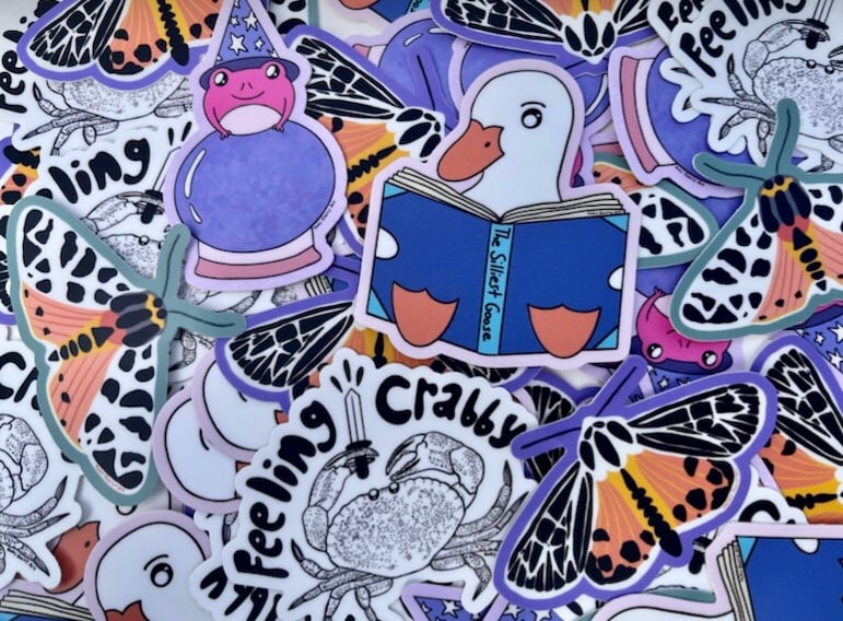 Feeling Crabby Sticker