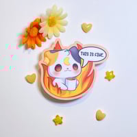 Image 2 of This is Fine Sticker