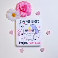 Image 2 of I'm Not Short Sticker