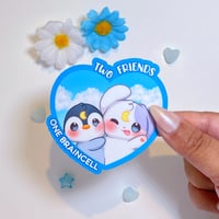 Image 1 of Two Friends One Braincell Sticker