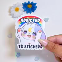 Image 1 of Addicted Sticker