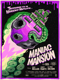 Image 1 of Maniac Mansion Print 18x24"