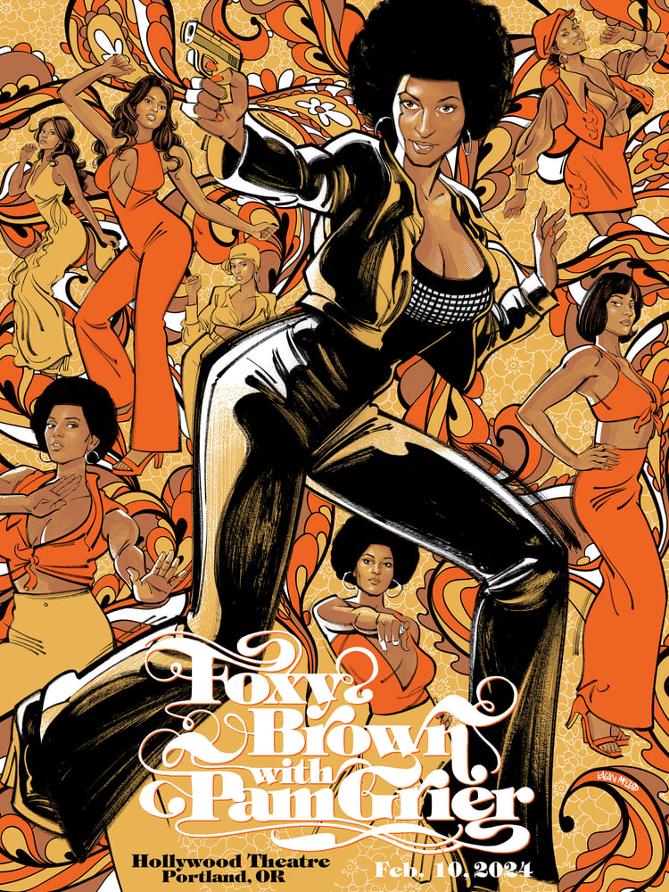 Image of SIGNED Pam Grier Poster