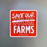 Image 3 of 'Save Our Farms' Window Cling