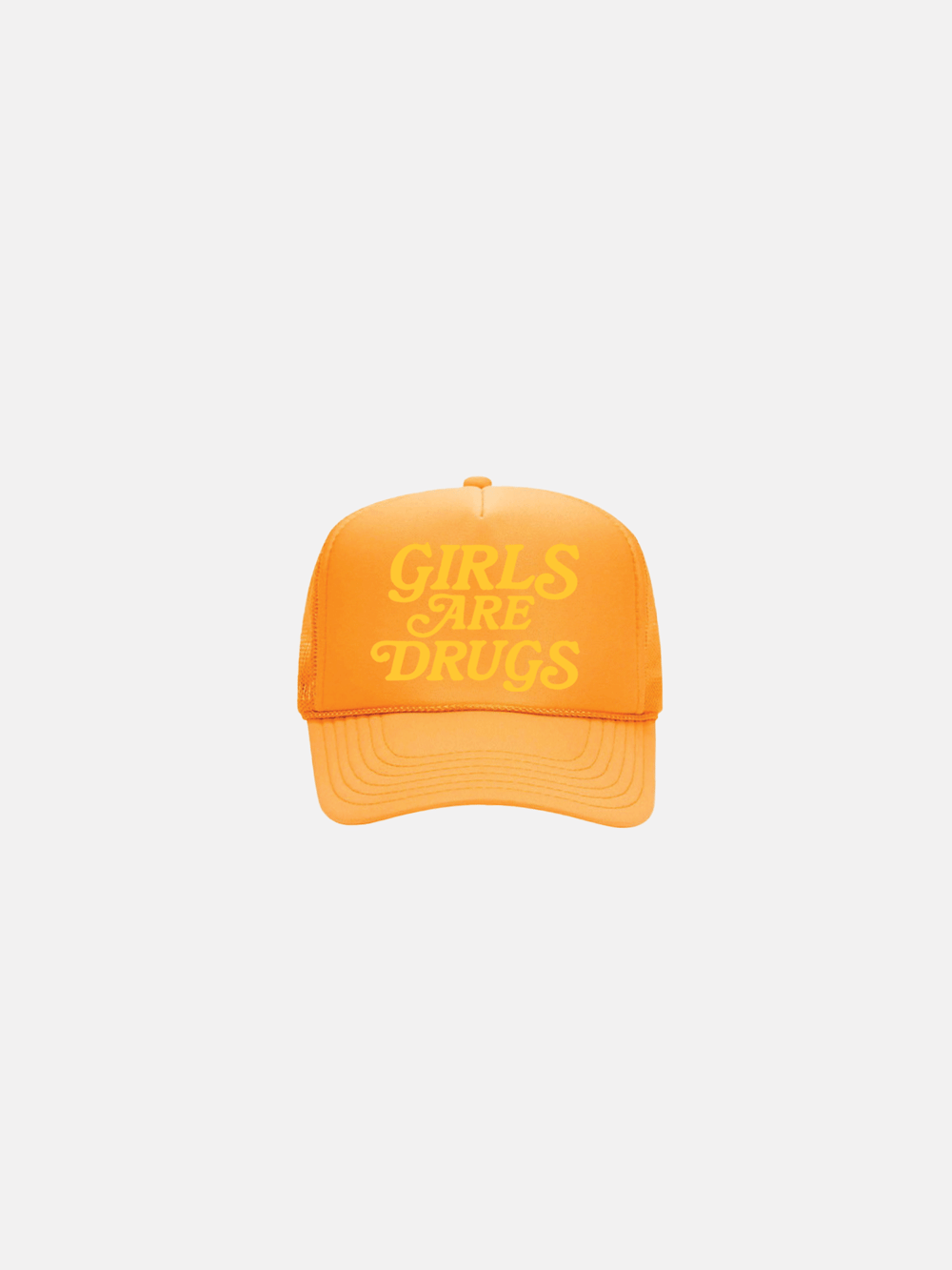 Image of GIRLS ARE DRUGS® TRUCKERS - GOLD / GOLD