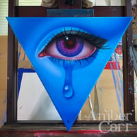 Blue Eye original Oil Painting