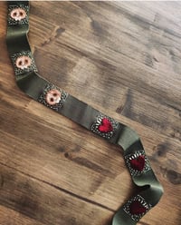 Image 5 of Orechini 'Memento Mori' ricamati